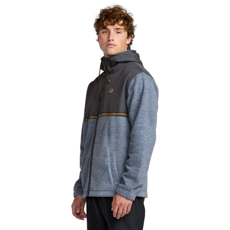 Billabong - Boundary Lite Zip - Steel Blue - Fleece Jacke