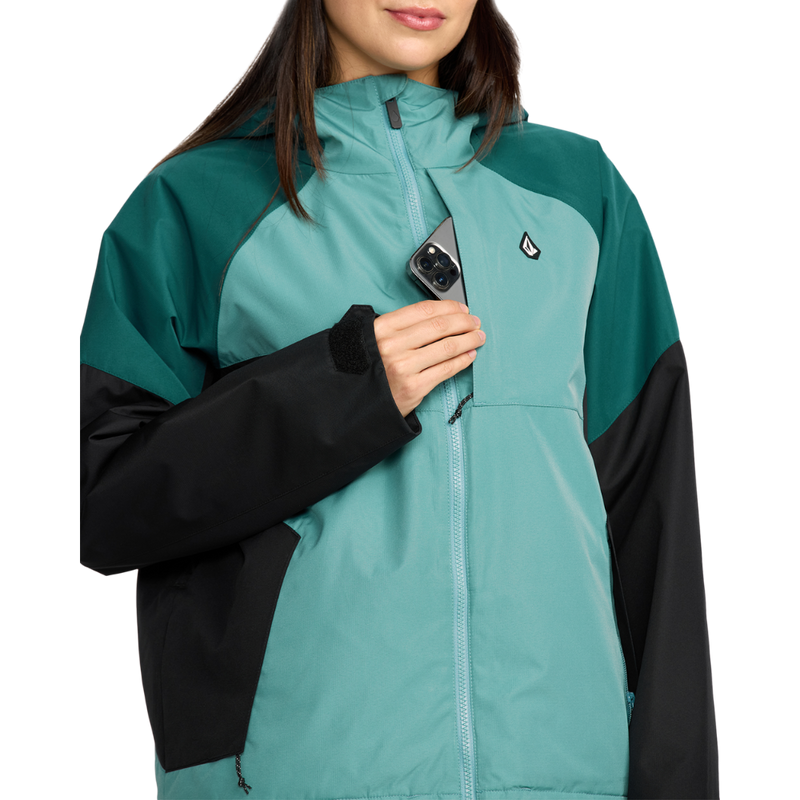 Volcom - Agate Ins Jacket - Arctic Blue - Snowboard-Jacke