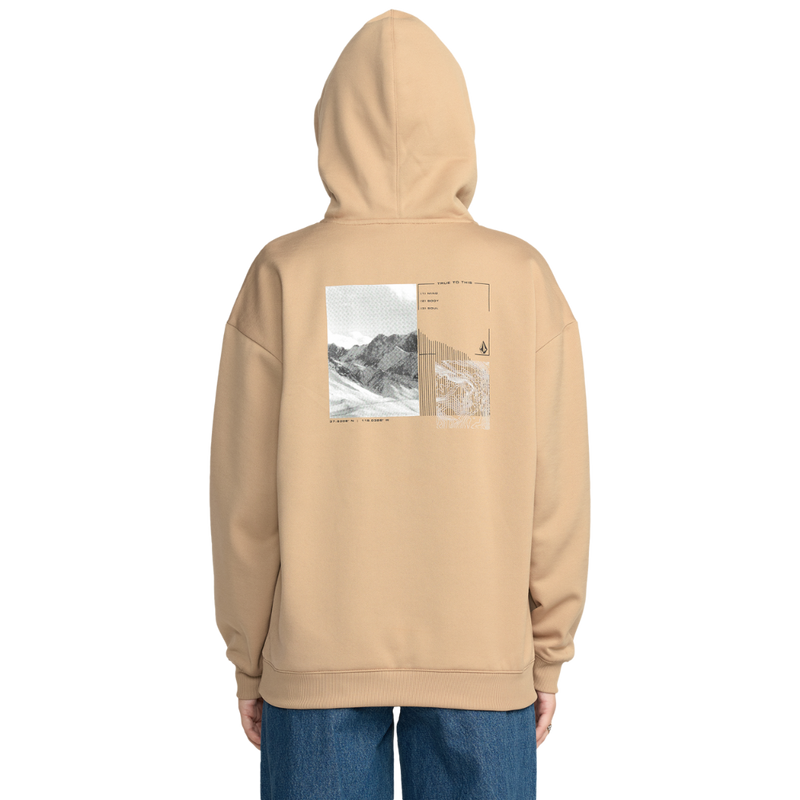 Volcom - Essential Hydro Hoodie - Oatmeal - Rider-Hoodie