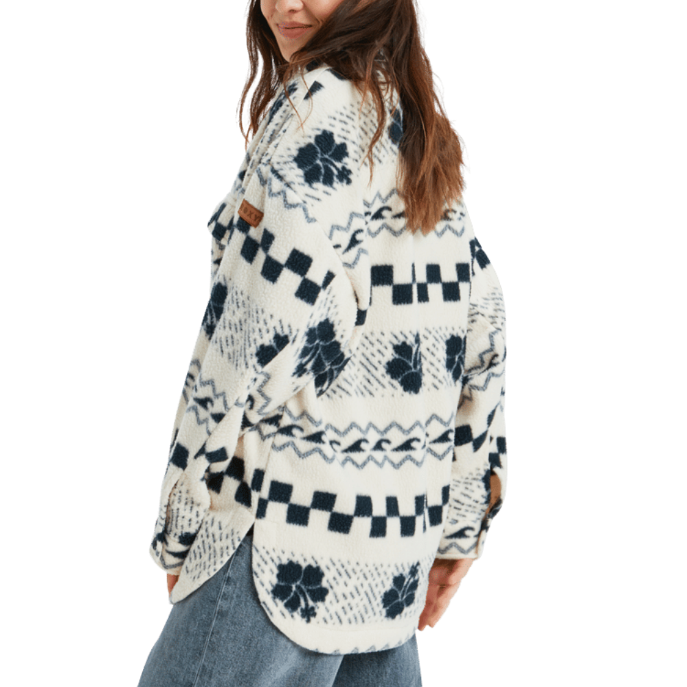 Roxy - Morning Crush Shacket - Parchment Morning Crush - Langarmhemd