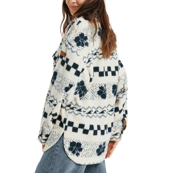 Roxy - Morning Crush Shacket - Parchment Morning Crush - Langarmhemd