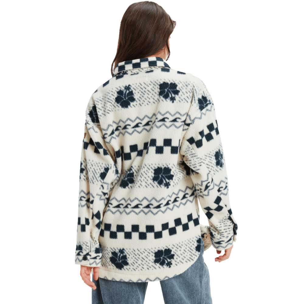 Roxy - Morning Crush Shacket - Parchment Morning Crush - Langarmhemd