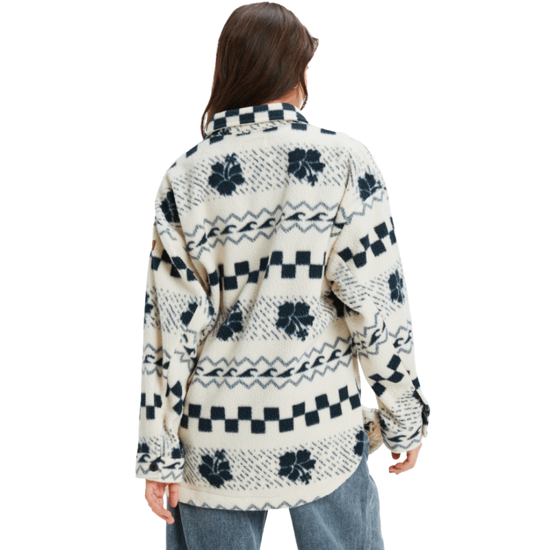 Roxy - Morning Crush Shacket - Parchment Morning Crush - Langarmhemd