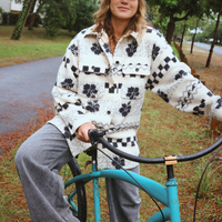 Roxy - Morning Crush Shacket - Parchment Morning Crush - Langarmhemd