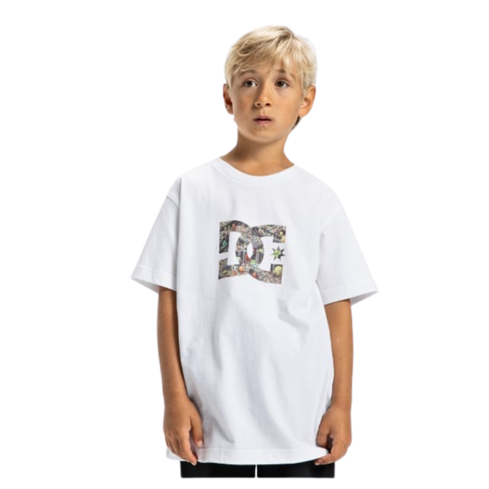 DC - DC Star Filled SS Boy - White - T-Shirt