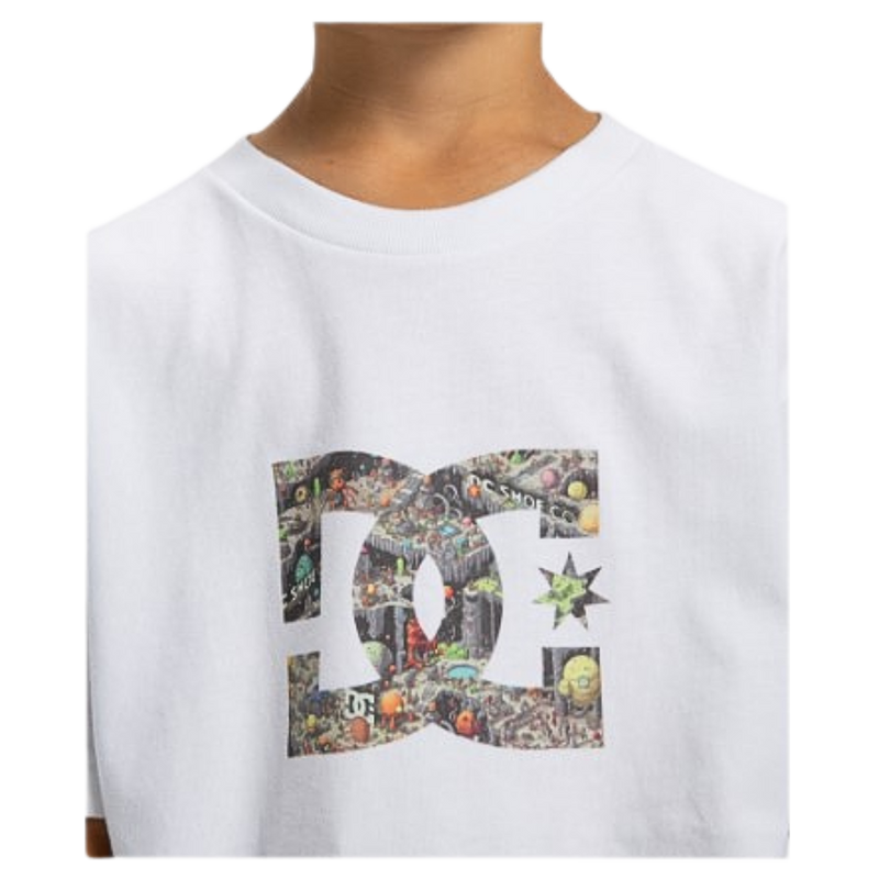 DC - DC Star Filled SS Boy - White - T-Shirt