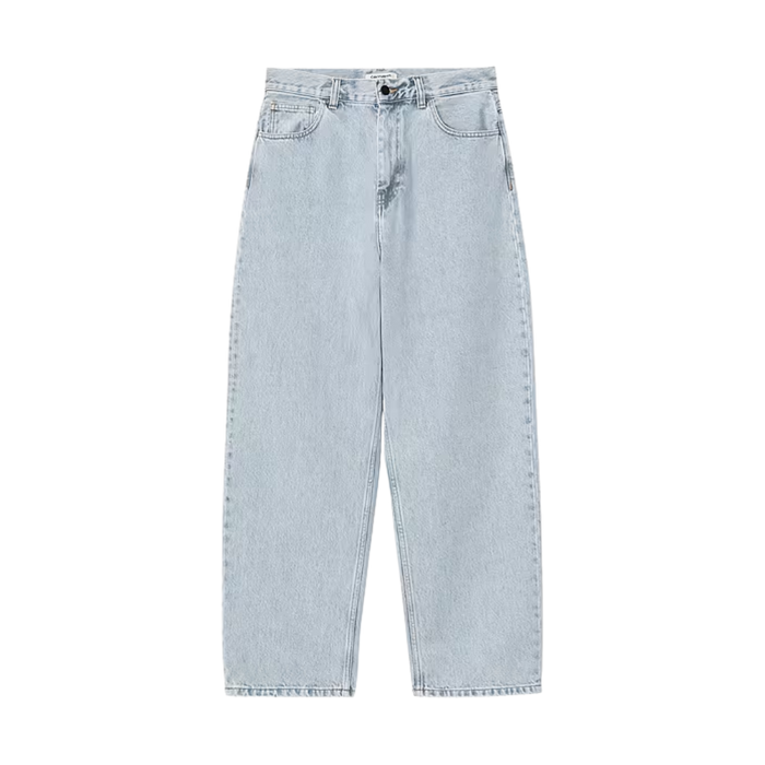 Carhartt - W Brandon Pant - Blue Heavy Stone Bleached - Baggy Fit Jeans
