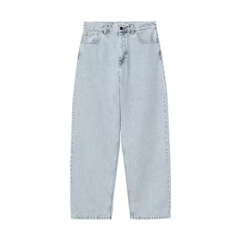 Carhartt - W Brandon Pant - Blue Heavy Stone Bleached - Baggy Fit Jeans