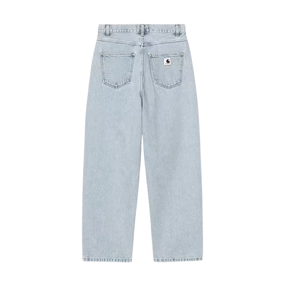 Carhartt - W Brandon Pant - Blue Heavy Stone Bleached - Baggy Fit Jeans