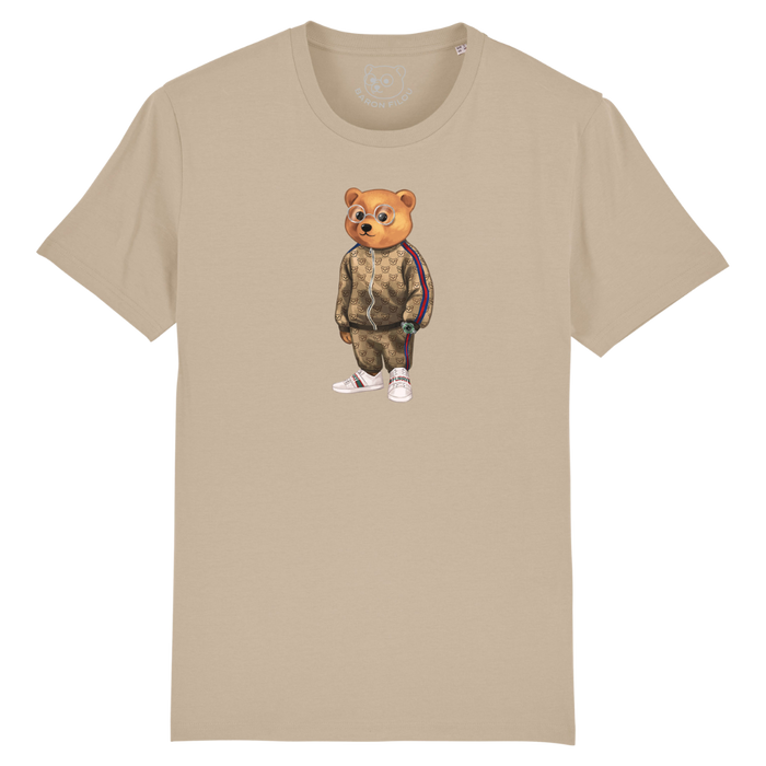 Baron Filou - The Brown Jogger Organic Tee - Sand Brown - T-Shirt