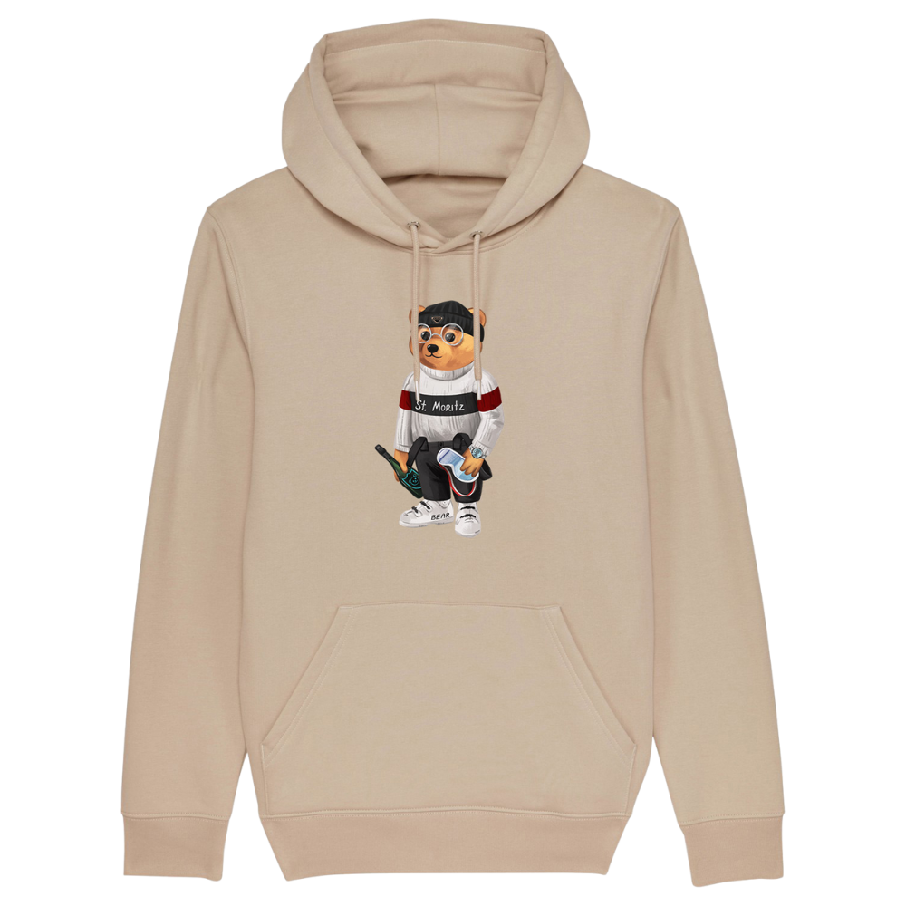 Baron Filou - The Apres Skier Organic Hoodie - Sand Brown - Hoodie