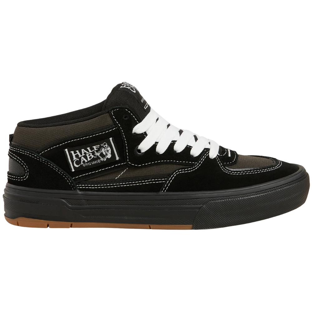 Vans - M Skate Half Cab Wafflecup - Black/Asphalt - Skateschuh