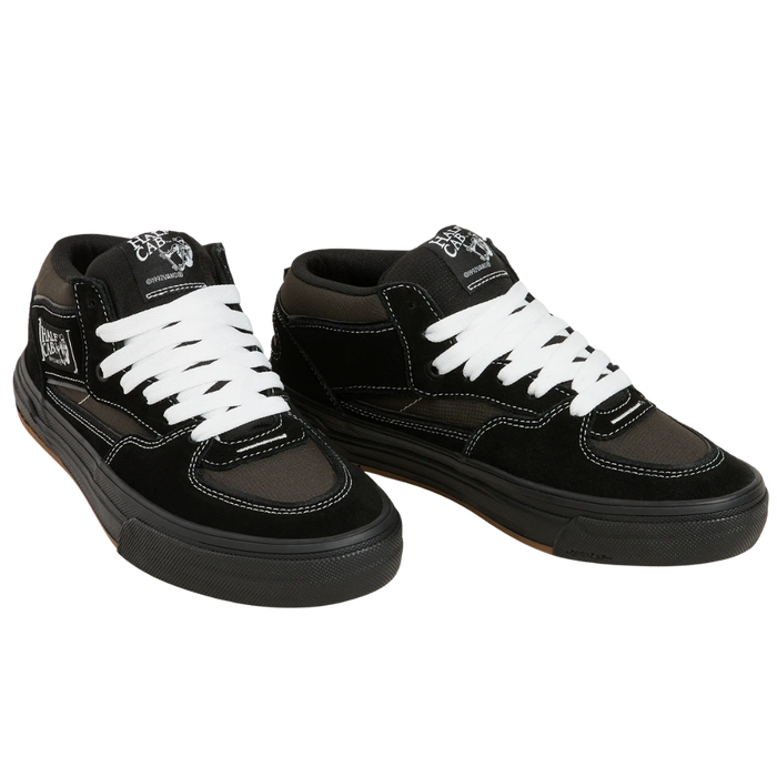 Vans - M Skate Half Cab Wafflecup - Black/Asphalt - Skateschuh