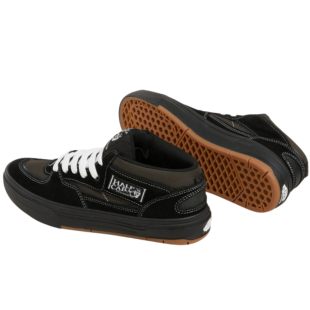 Vans - M Skate Half Cab Wafflecup - Black/Asphalt - Skateschuh