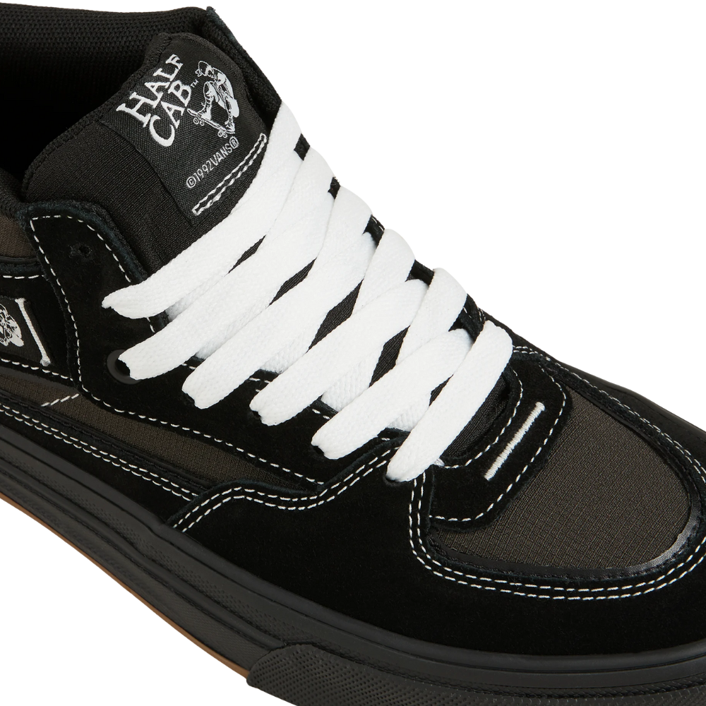 Vans - M Skate Half Cab Wafflecup - Black/Asphalt - Skateschuh