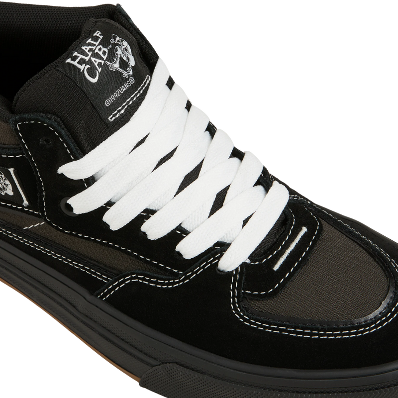 Vans - M Skate Half Cab Wafflecup - Black/Asphalt - Skateschuh