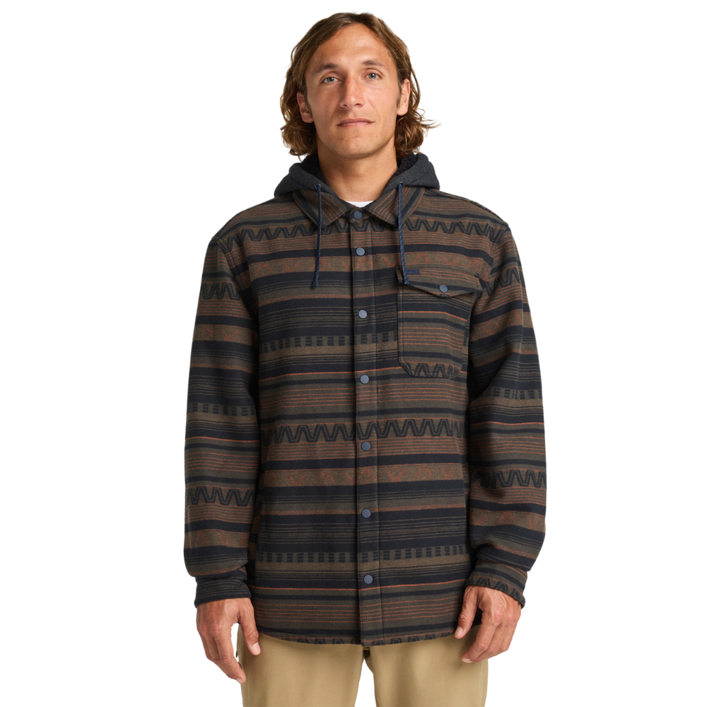 Billabong - Furnace Bonded Flannel - Black - Fleece Hemd