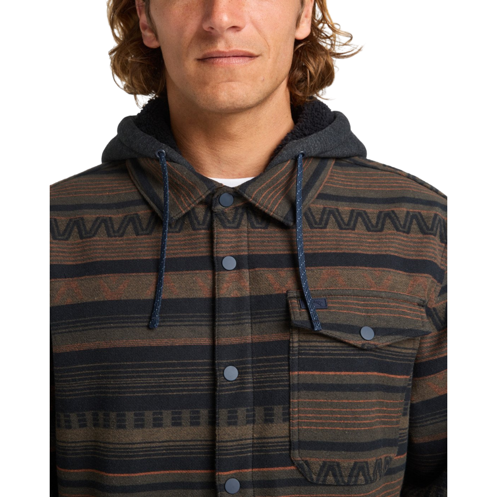 Billabong - Furnace Bonded Flannel - Black - Fleece Hemd