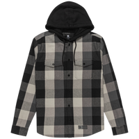 DC - Ruckus Hooded - Black - Langarmhemd