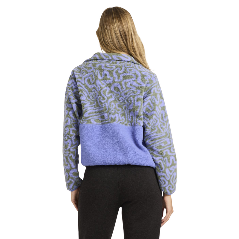 Billabong - Rock Jetty Mock Neck Zip FLC - Iris - Fleece Jacke
