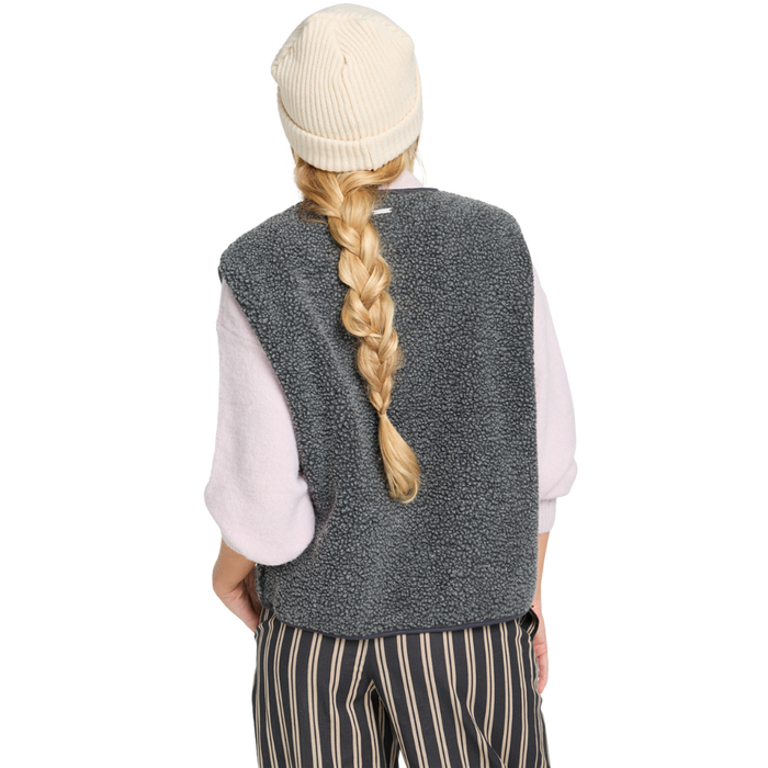 Billabong - Be Happy Vest - Black Sands - Fleece Weste