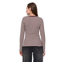 24Colours - T-Shirt Langarm - Bordeaux - T-Shirt Langarm
