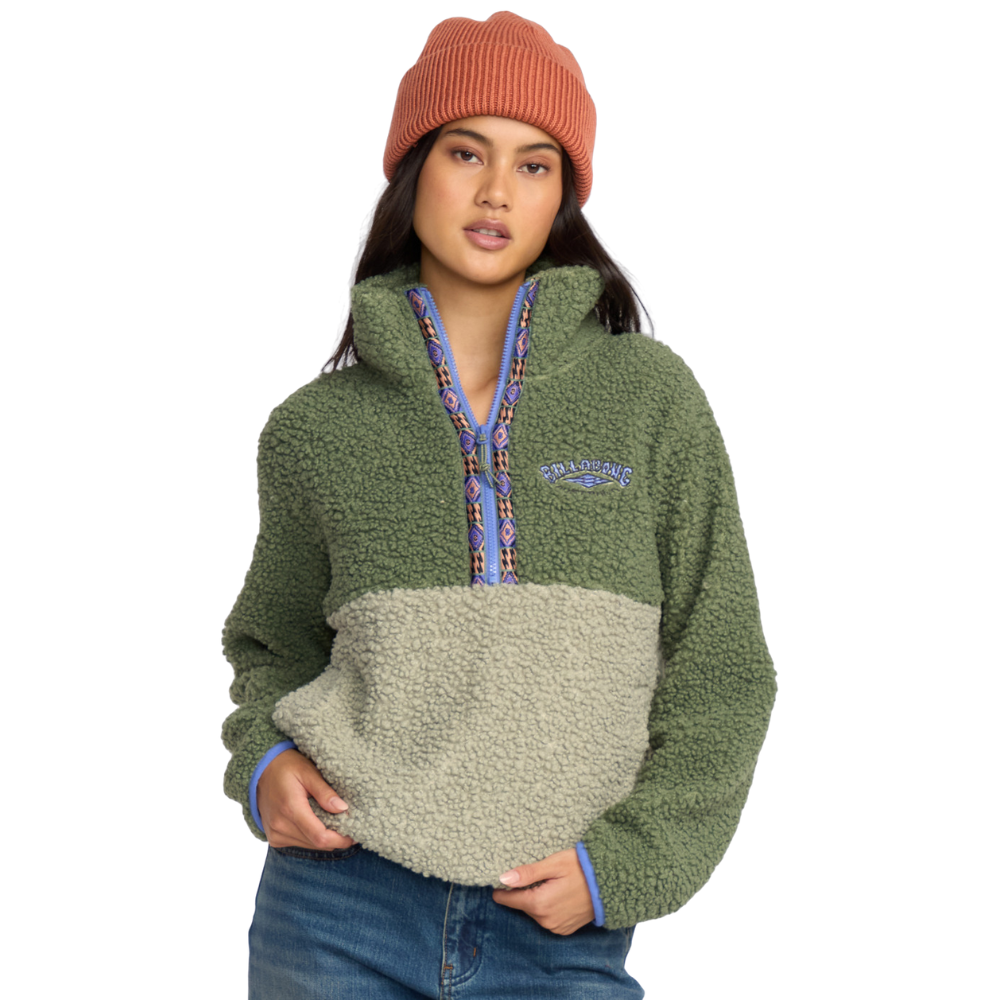Billabong - Horizon Mock Neck Half Zip FLC - Treehugger - Fleece Sweater