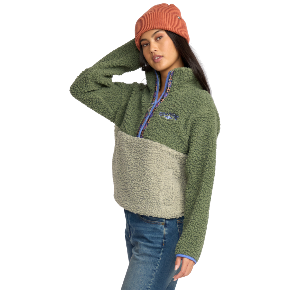 Billabong - Horizon Mock Neck Half Zip FLC - Treehugger - Fleece Sweater