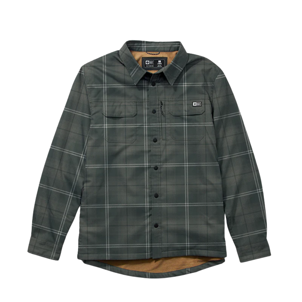 Salty Crew - Fathom LS Tech Shacket - Green - Langarmhemd