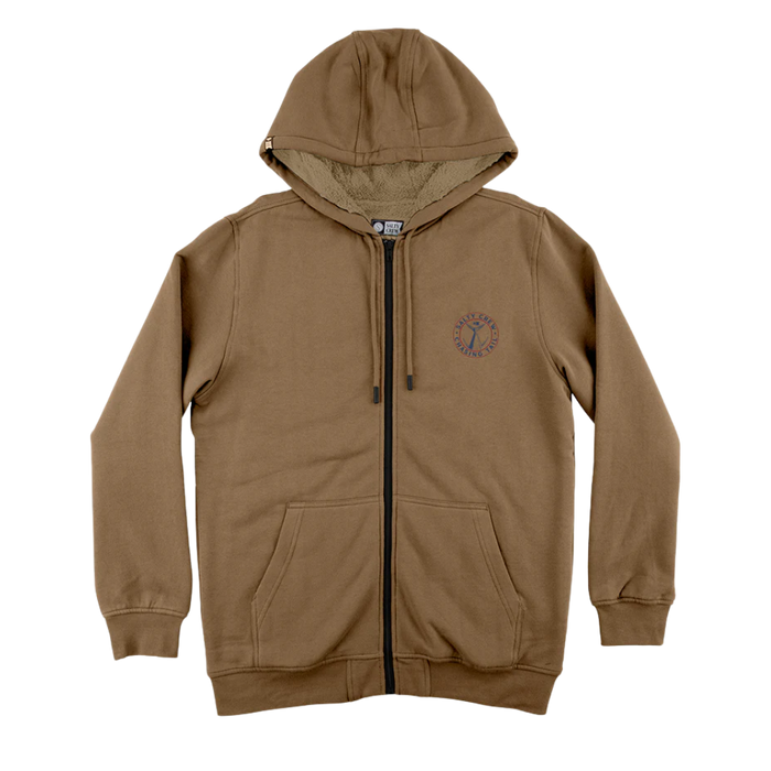 Salty Crew - Coastal Sherpa Fleece - Khaki - Zip Hoodie