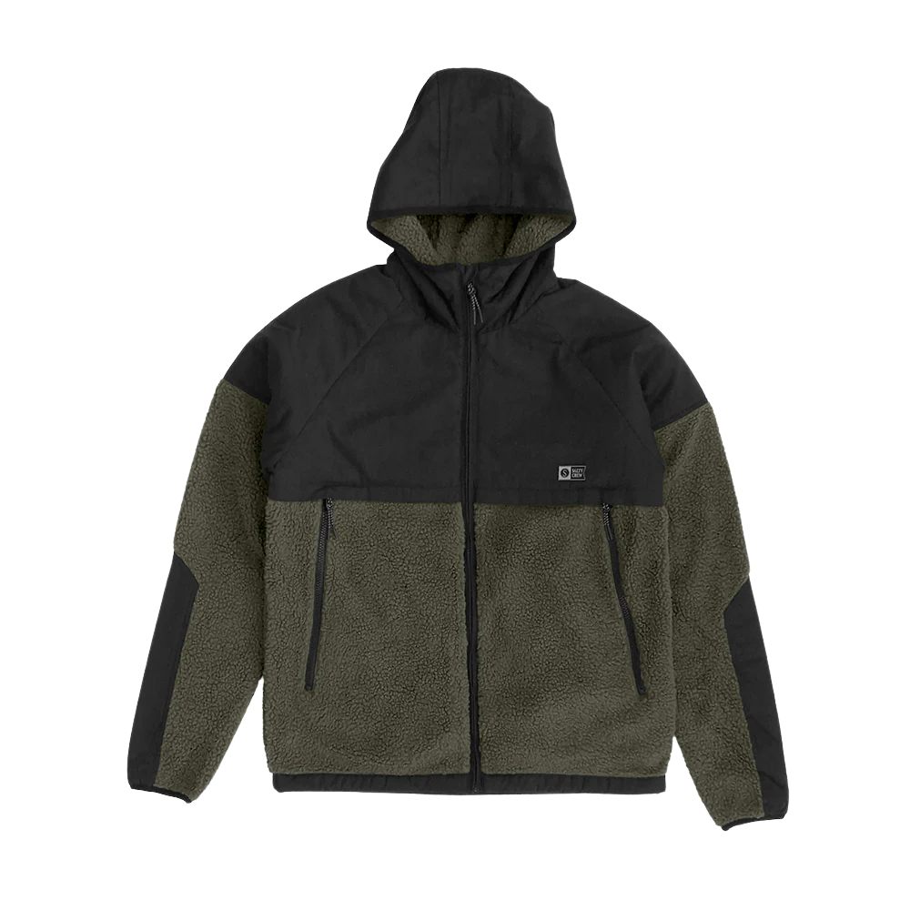 Salty Crew - Shield Sherpa - Dusty Olive - Fleece Jacke