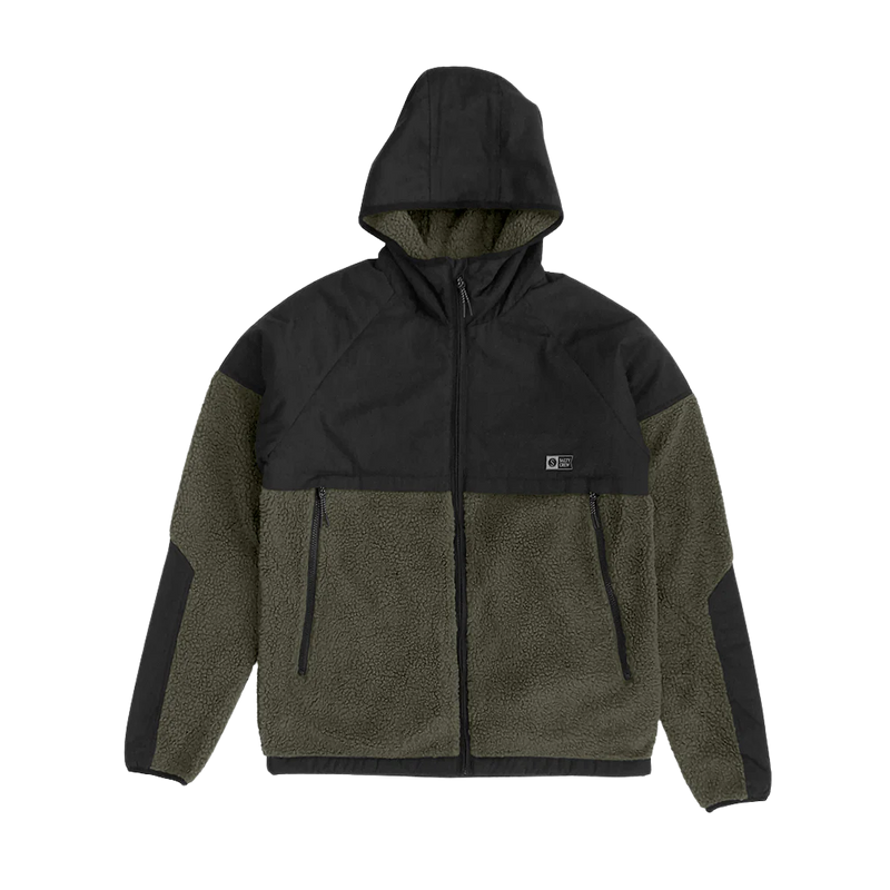 Salty Crew - Shield Sherpa - Dusty Olive - Fleece Jacke