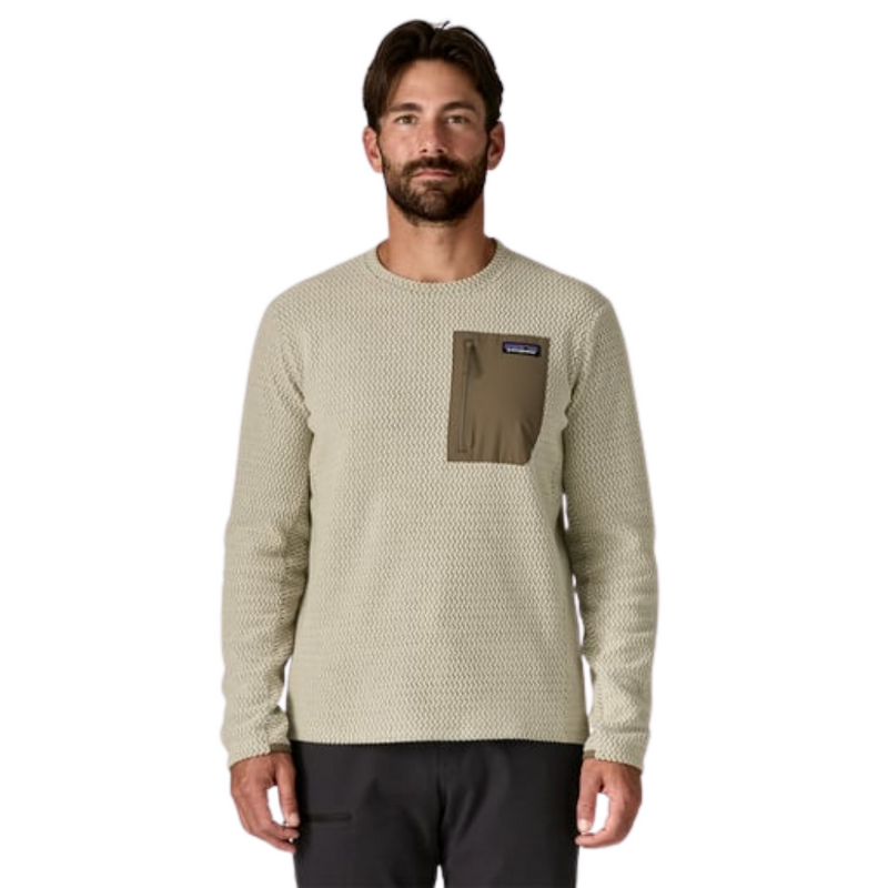 Patagonia - Ms R1 Air Crew - Marlow Brown - Isolation-Fleece