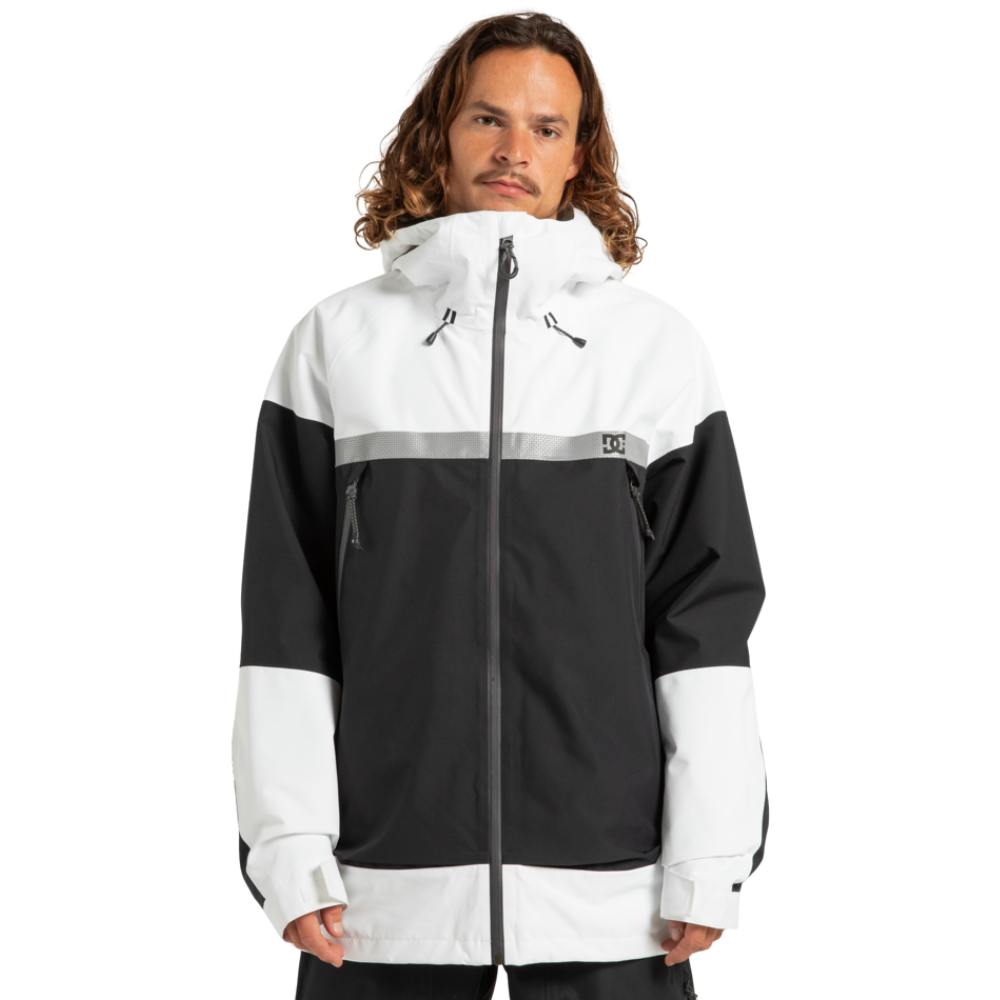 DC - Intel 30K Jacket - White/Black - Snowboard-Jacke