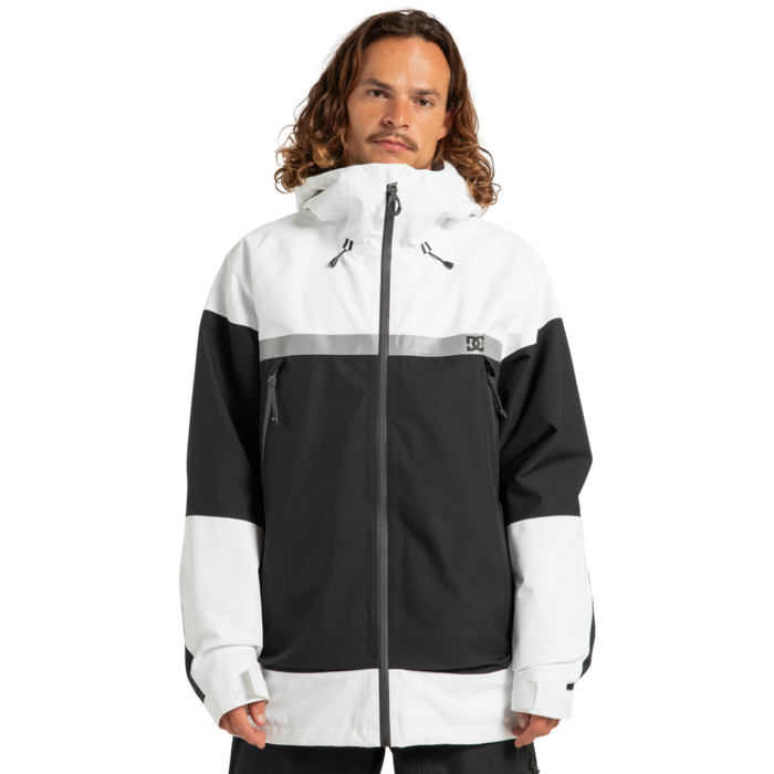DC - Intel 30K Jacket - White/Black - Snowboard-Jacke