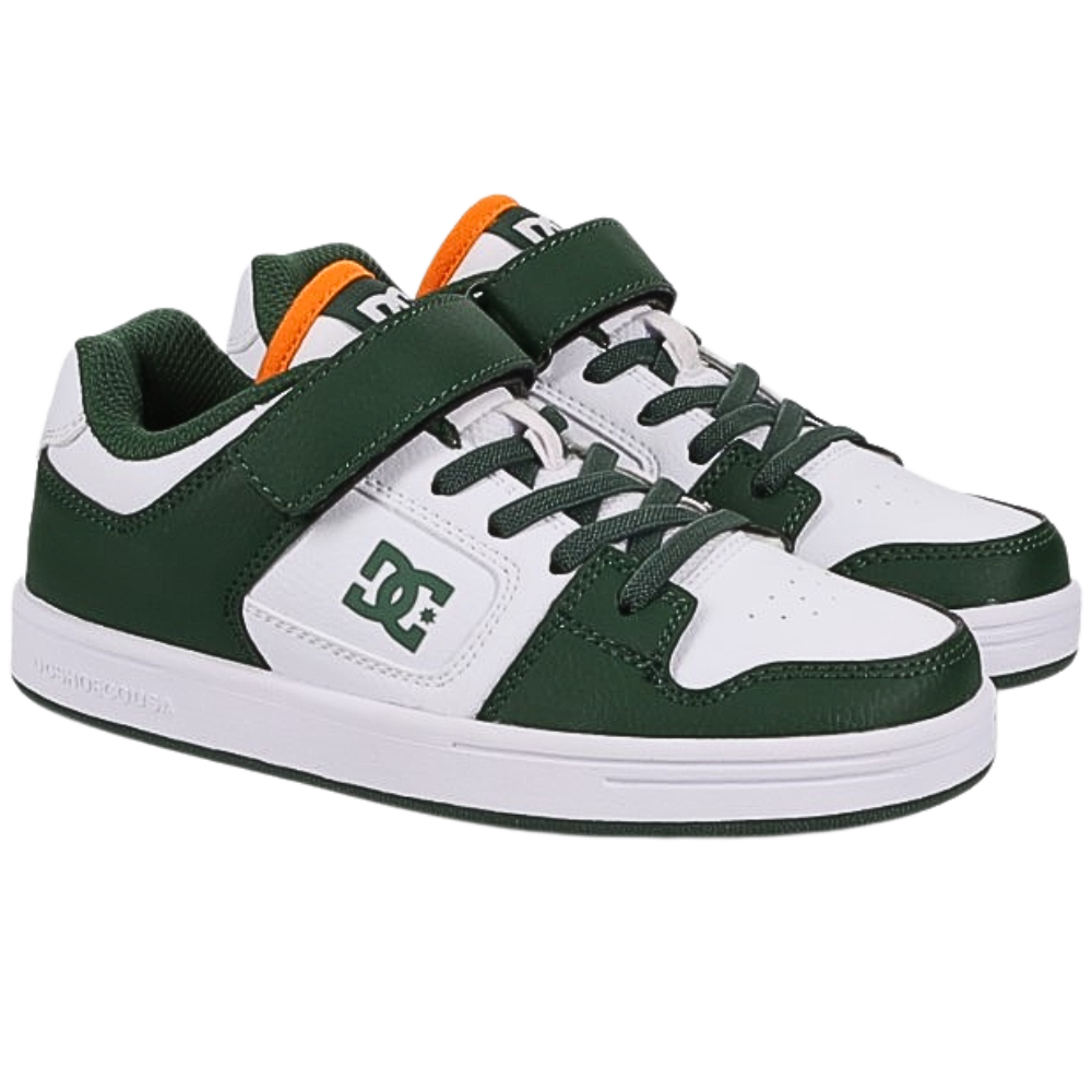 DC - Manteca 4 V SN - White/Darkgreen/Orange - Skateschuh