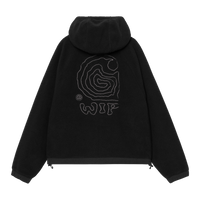 Carhartt - W Hooded Helix Fleece Jacket - Black/Porphyry - Fleece Jacke
