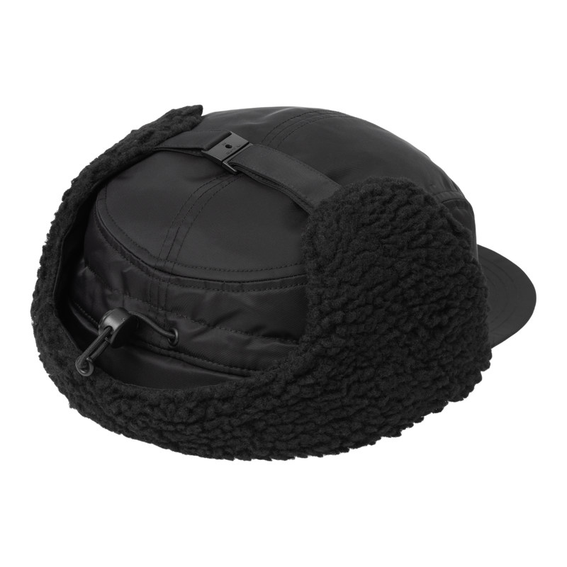 Carhartt - Oltera Ear Guard Cap - Black/Black - Fitted Cap