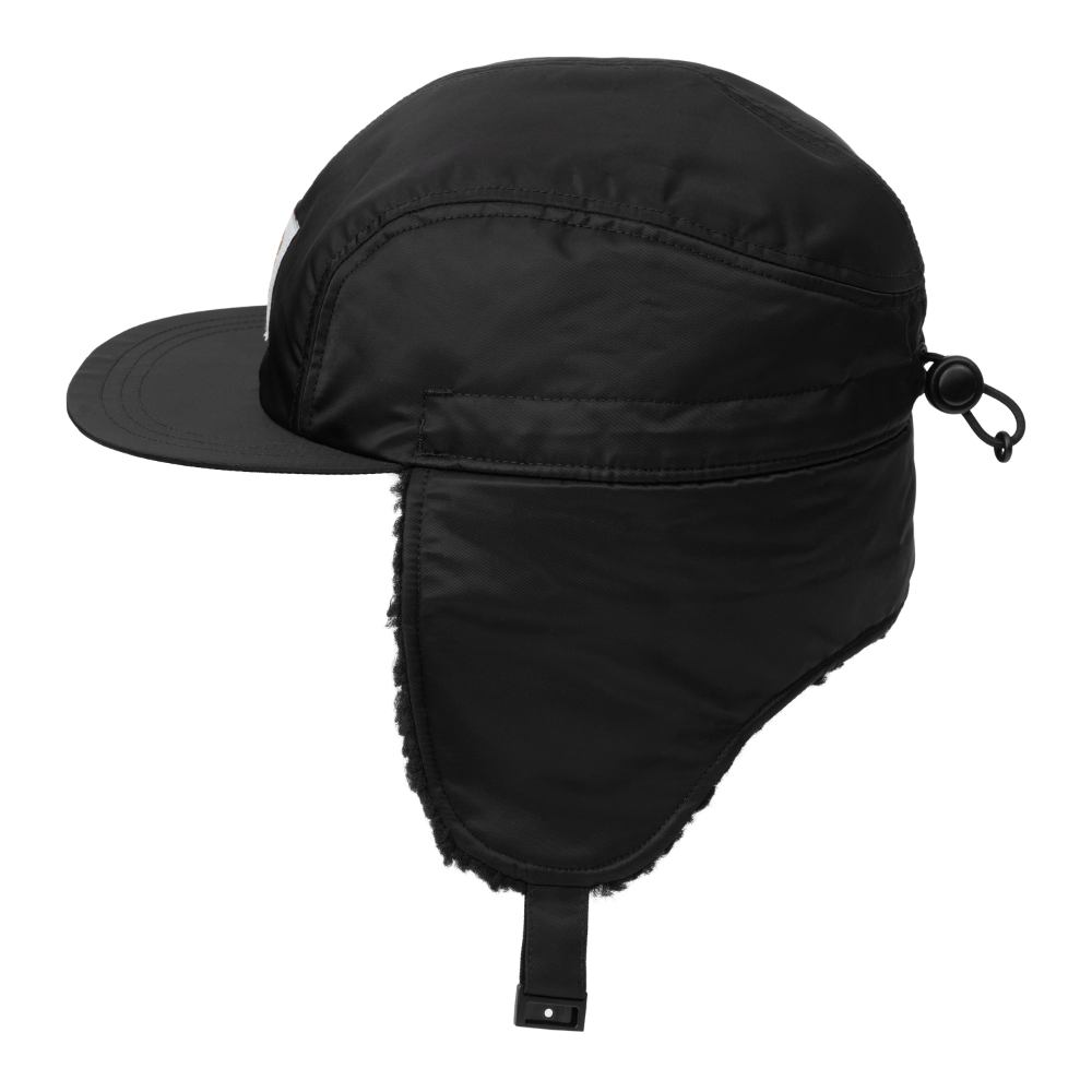 Carhartt - Oltera Ear Guard Cap - Black/Black - Fitted Cap