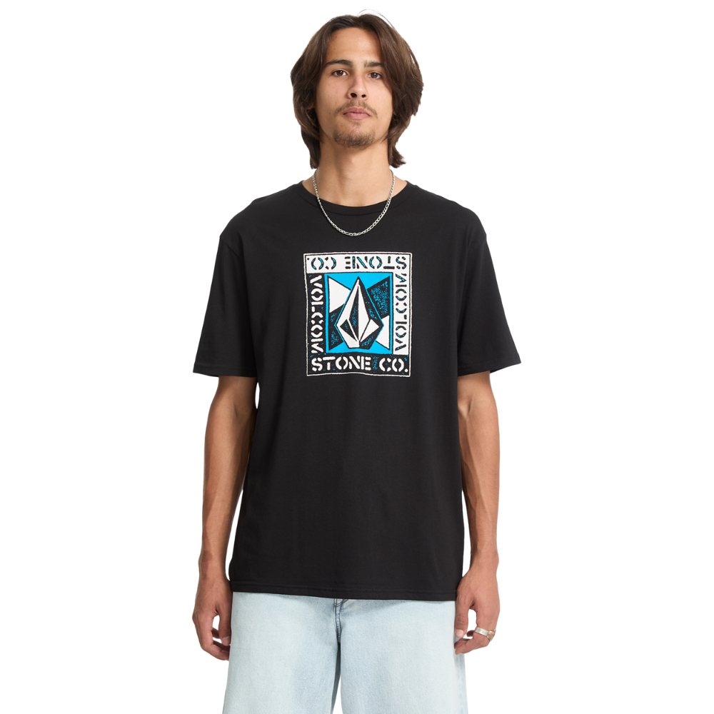 Volcom - Angle Iron SST - Black - T-Shirt