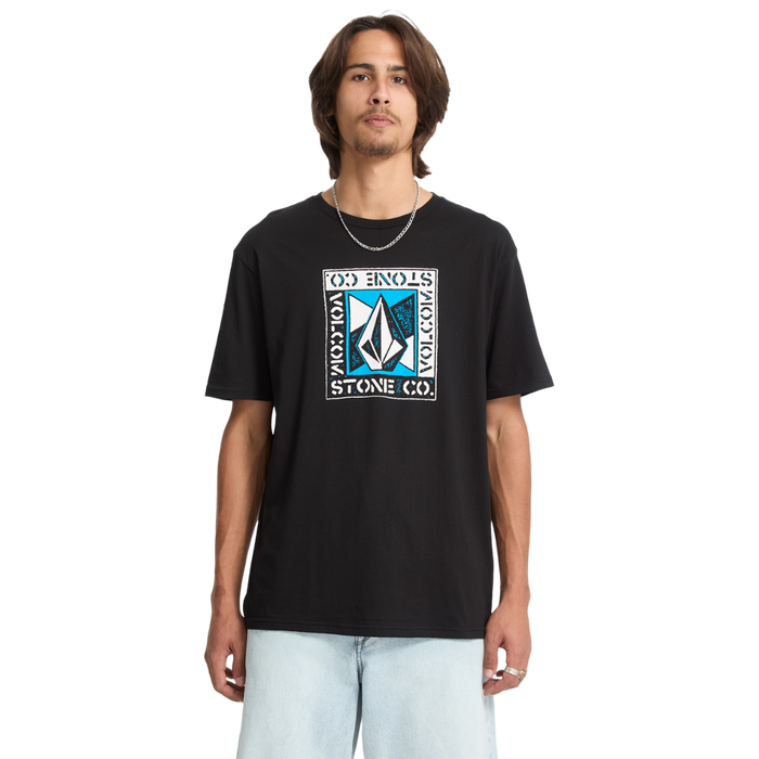 Volcom - Angle Iron SST - Black - T-Shirt