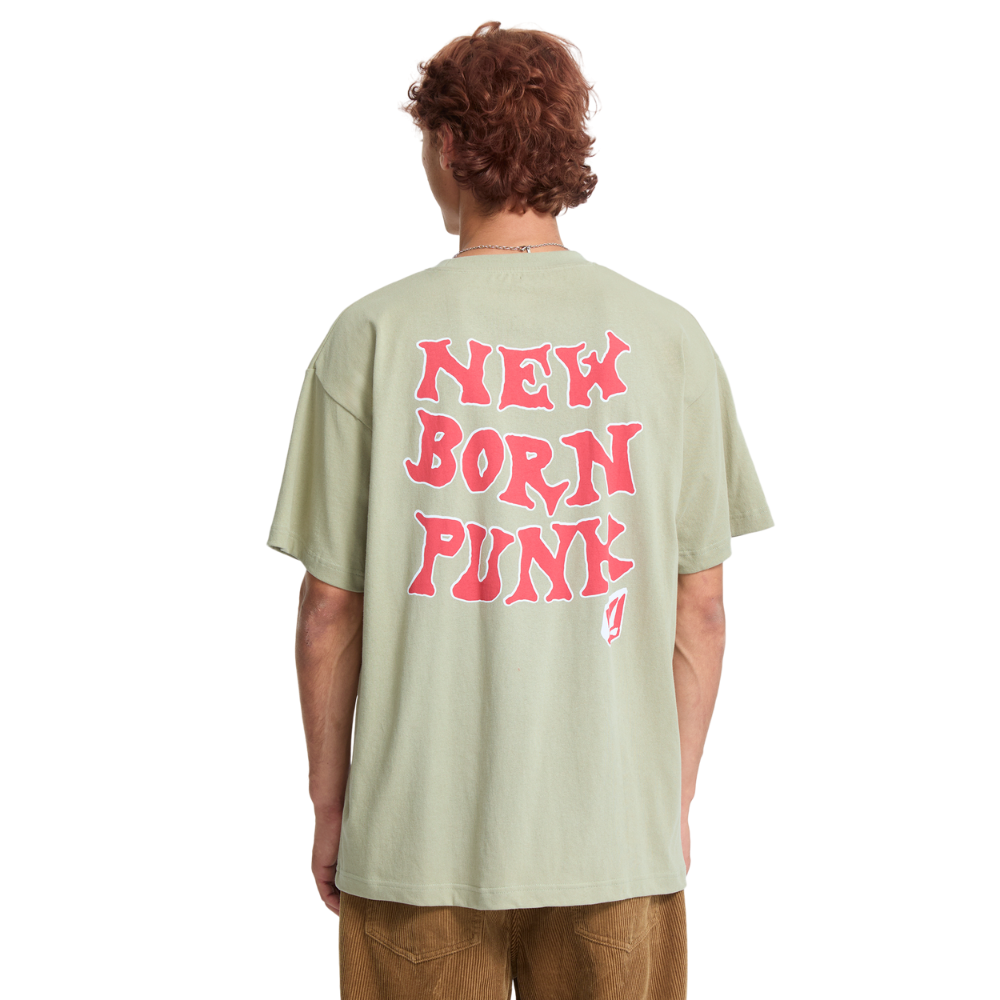 Volcom - New Born LSE SST - Green Tea - T-Shirt