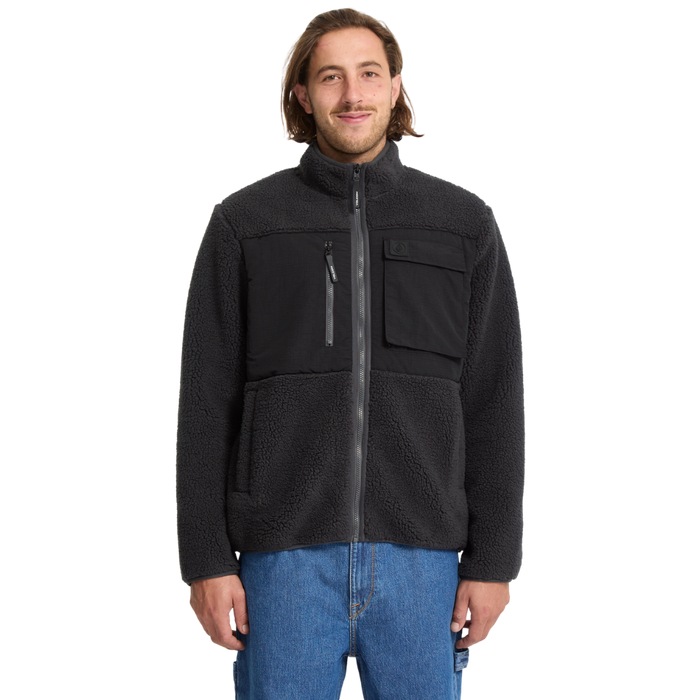 Volcom - Storm Stone Zip - Asphalt Black - Fleece Jacke
