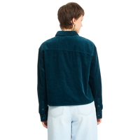 Volcom - Weellow Cord Shirt - Emerald Green - Langarmhemd