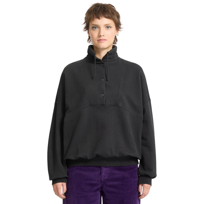 Volcom - Reetrostone - Vintage Black - Zip Crew