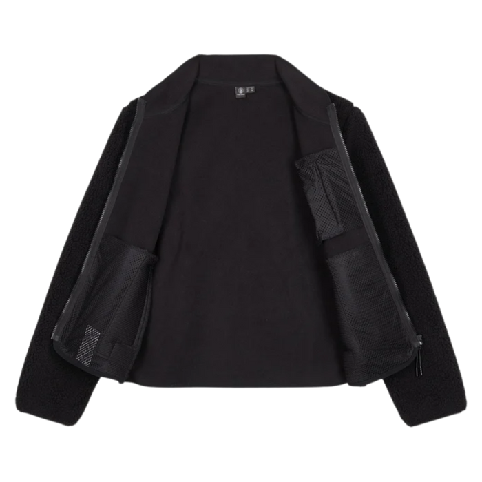 Volcom - Wuzer Fuzzar - Black - Fleece Jacke