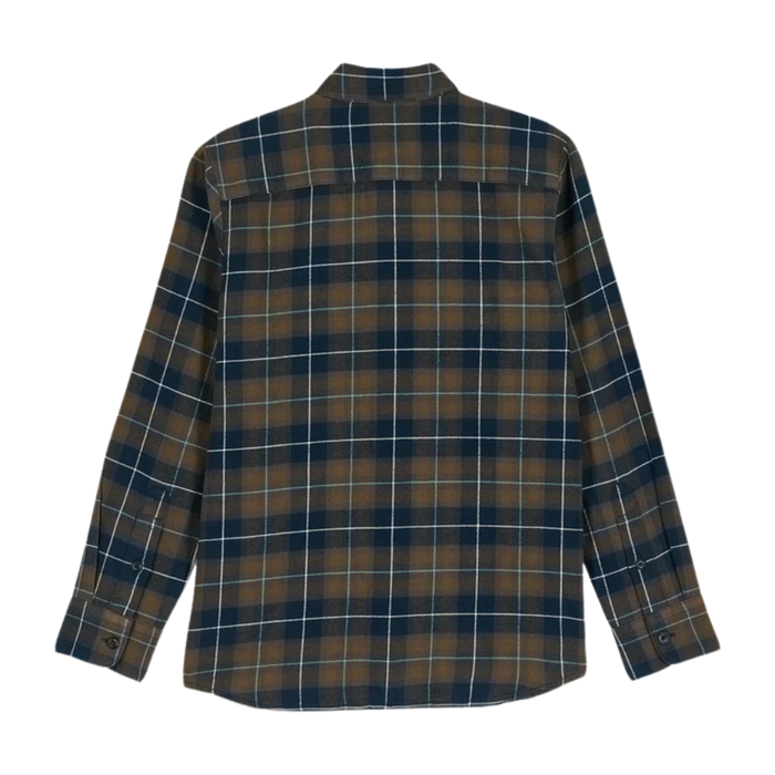 Volcom - Caden Plaid LS - Navy - Langarmhemd