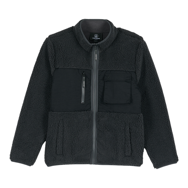 Volcom - Storm Stone Zip Fleece - Asphalt Black - Fleece Jacke