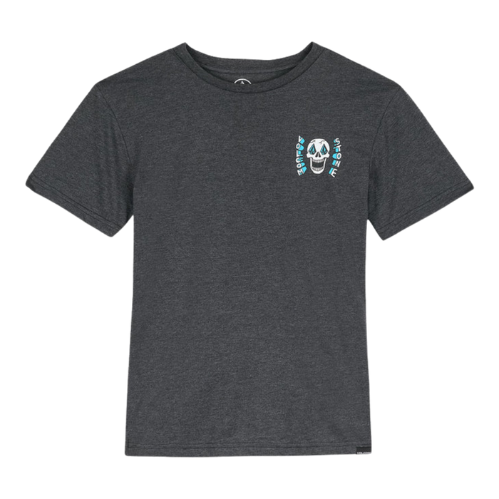 Volcom - Skeltone Tee - Heather Black - T-Shirt