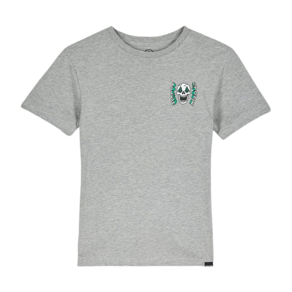 Volcom - Skeltone Tee - Heather Grey - T-Shirt